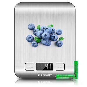 Food Kitchen Scale, Digital Grams and Ounces for Weight Loss, Baking, Cooking